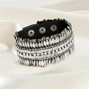 Stella & Dot Pegasus Bracelet Silver